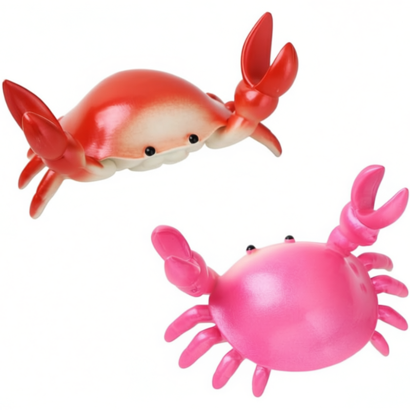 Crab-Shaped Phone Stand & Pen Holder – Cute Silicone Desktop Organizer (Random color-Pack of 1)