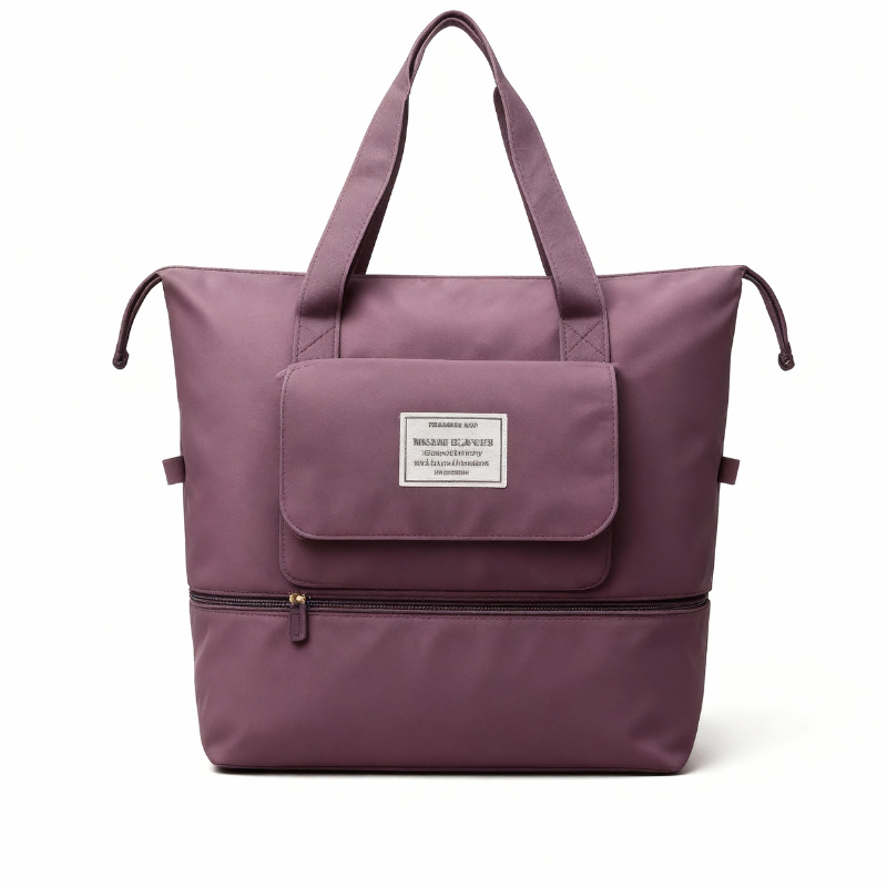 Oxford Fabric Large Capacity Travel Bag – Foldable & Expandable Waterproof Duffel Bag | Collapsible Handbag for Travel, Gym, Overnight & Weekend Trips