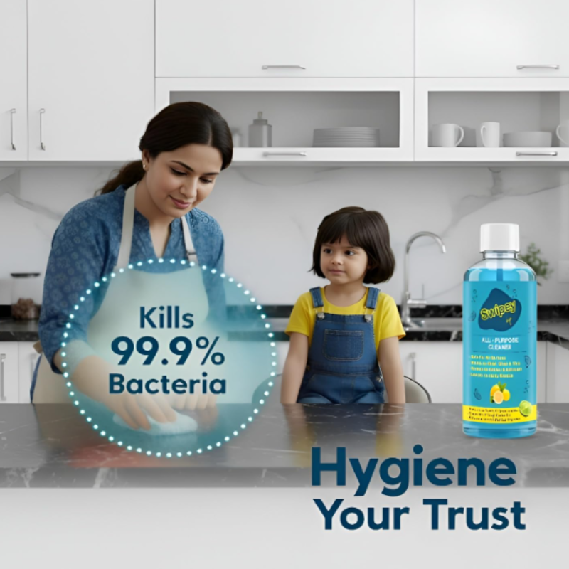 Swipey All-Purpose Cleaner (200ml) – Multi-Surface Cleaning Liquid for Home, Kitchen & Bathroom