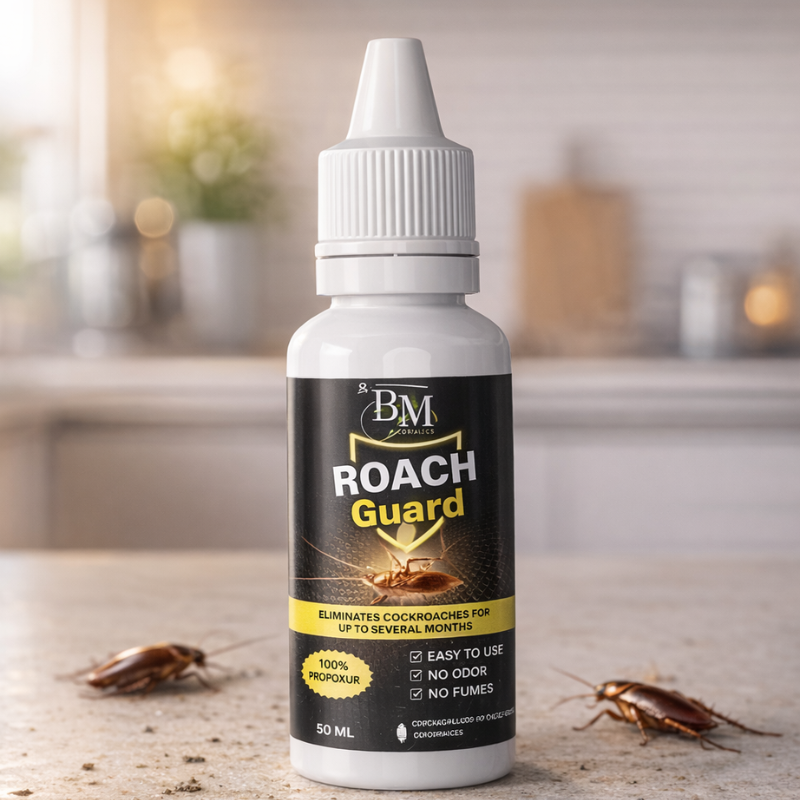 BM Roach Guard Cockroach Repellent & Killer Spray – Powerful Roach Control for Home & Kitchen
