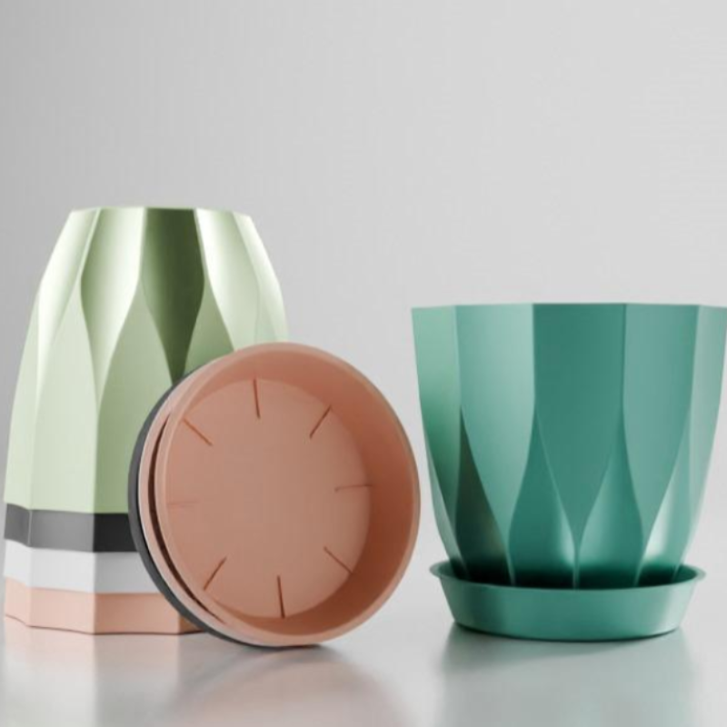 Decorative Aro Flower Pot  – Stylish Indoor & Outdoor Planters for Home and Garden – Set of 5 (Random color)