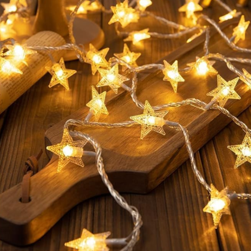 20 LED Fairy String Lights – Warm White Decorative Lights for Room, Wall, Party & Festival Decor