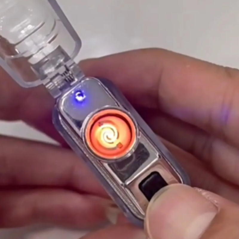 COB Torch Waterproof Dual ARC Lighter – Windproof Rechargeable Mini Work Light & Electronic Plasma Lighter for Outdoor