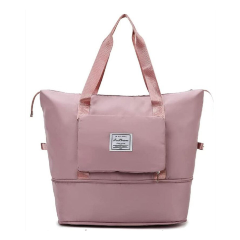 Oxford Fabric Large Capacity Travel Bag – Foldable & Expandable Waterproof Duffel Bag | Collapsible Handbag for Travel, Gym, Overnight & Weekend Trips