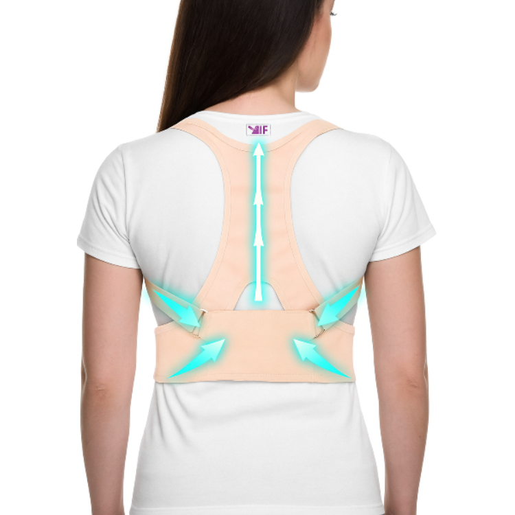 Back Support Posture Corrector Belt (XL Size) –  Adjustable & Comfortable