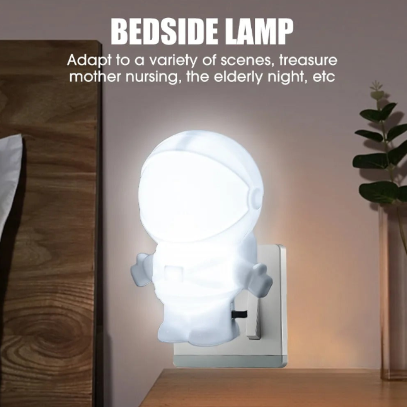 Astronaut LED Night Lamp – Soft Glow Space Theme Night Light for Kids Bedroom, Study Table & Home Decor (1 Pc)