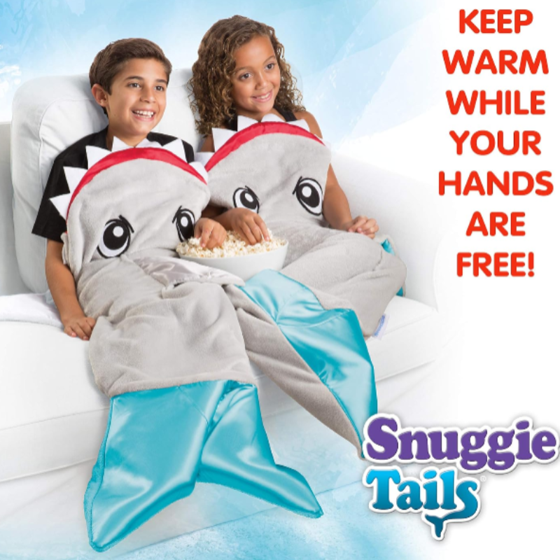 SHARK-Tails Comfy Cozy Super Soft Blanket for Kids – Warm, Plush & Fun Sleeping Blanket