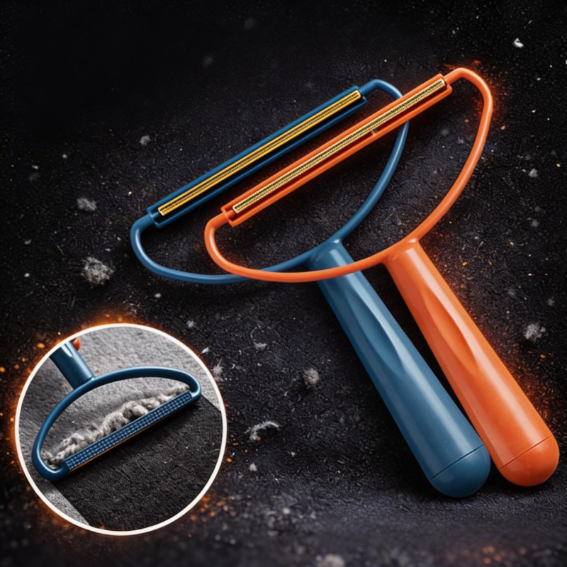 Portable Manual Lint Remover for Clothes & Furniture | Reusable Pet Hair Remover for Sofa, Carpet & Fabric | Easy-to-Use Clothes Fuzz Remover (Random Color-Pack of 1)