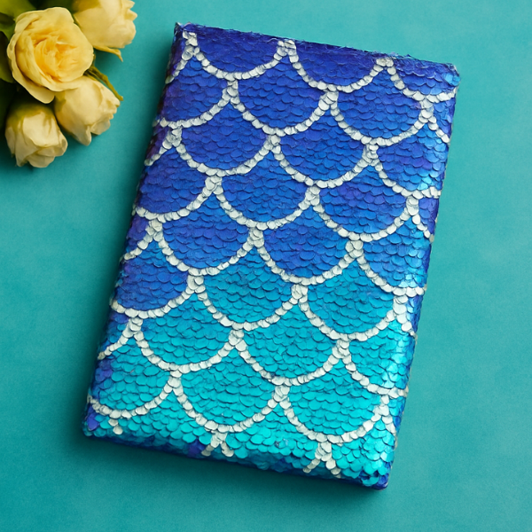 Magic Sequin Colour Changing A5 Paper Diary – Fun Journal for Kids & Teens (Random Color-Pack of 1)