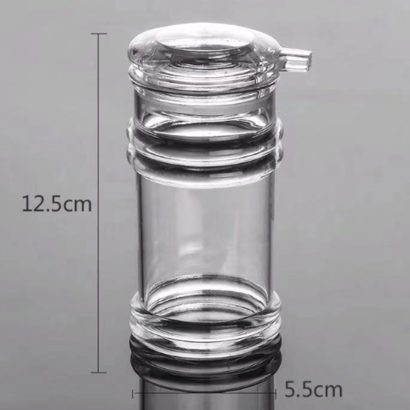 150ml Acrylic Oil & Vinegar Dispenser Pot – Transparent Kitchen Seasoning Container