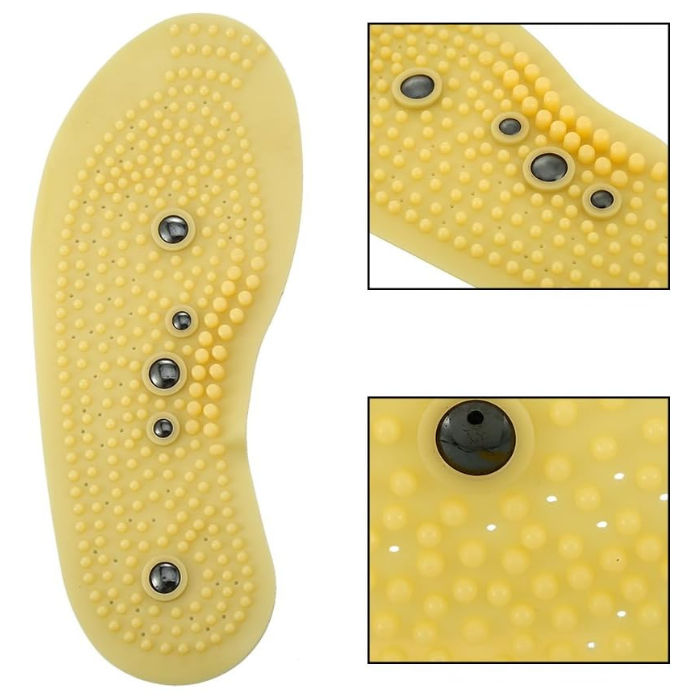 Magnets Acupressure Shoe Sole (1 Pair) – Pain Relief, Blood Circulation & Relaxation Massage Insoles for Men & Women