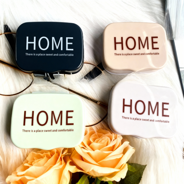 Sweet Simple Contact Lens Case – Portable Travel Lens Storage for Daily Use | Safe & Hygienic Lens Holder