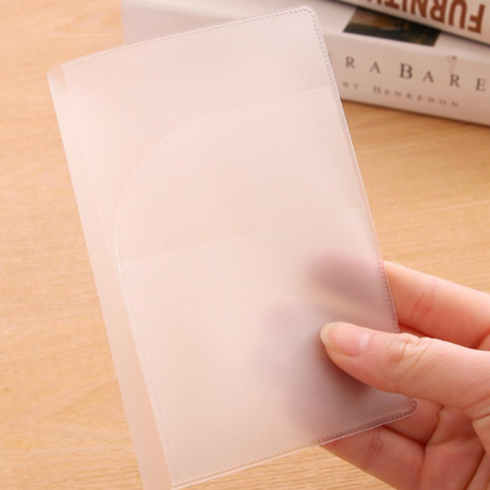 Transparent Passport Cover with Extra Slot – Travel Document Holder for Passport, Cards & Tickets (Pack of 3)