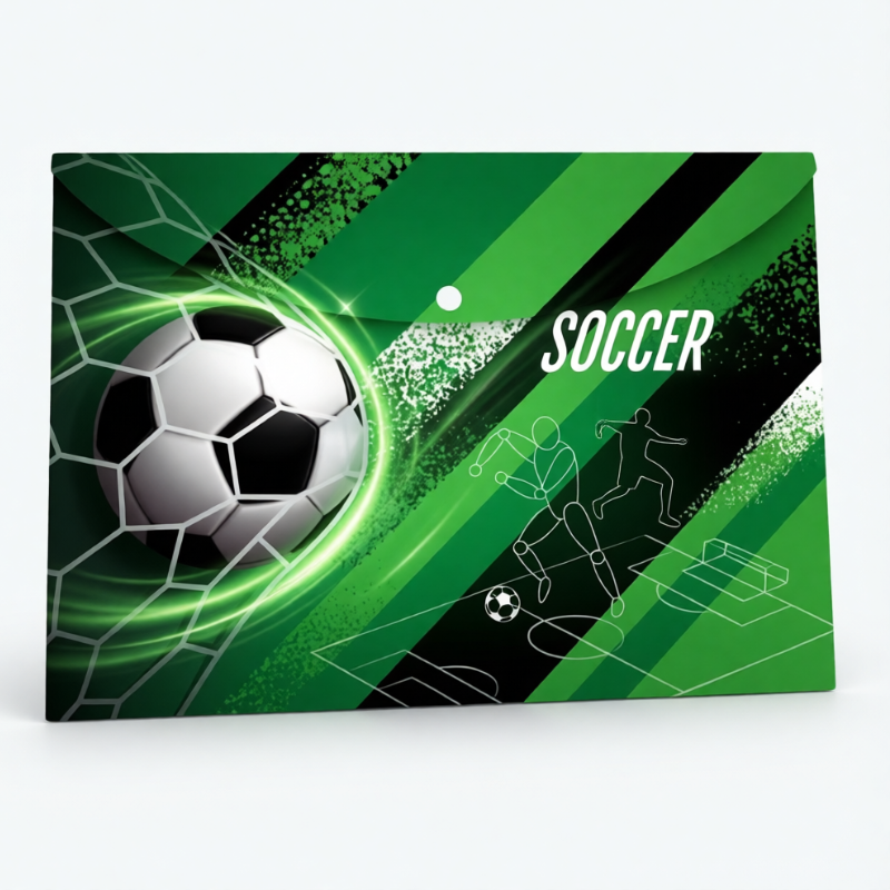 Plastic Folder for Documents – Durable Document Organizer Folder for Office, School & Home (Random Print -Pack of 1)