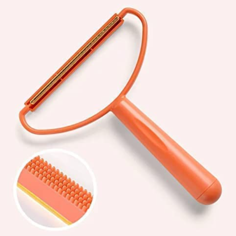 Portable Manual Lint Remover for Clothes & Furniture | Reusable Pet Hair Remover for Sofa, Carpet & Fabric | Easy-to-Use Clothes Fuzz Remover (Random Color-Pack of 1)