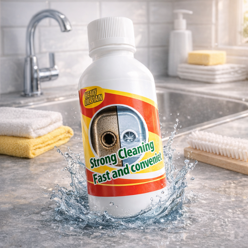 Atmos Power Express Drain Cleaner – Fast-Acting Pipe & Drain Clog Remover for Kitchen & Bathroom