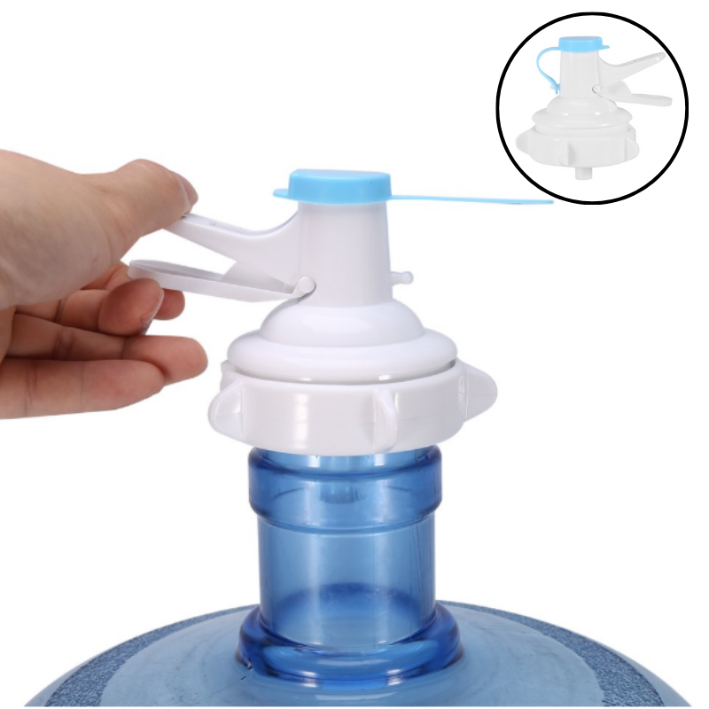 Drinking Water Dispenser Cap – Multi-Layer Silicone Sealing Bottle Dispenser for Dust Protection, Spill-Free Pouring & Travel/Home Use