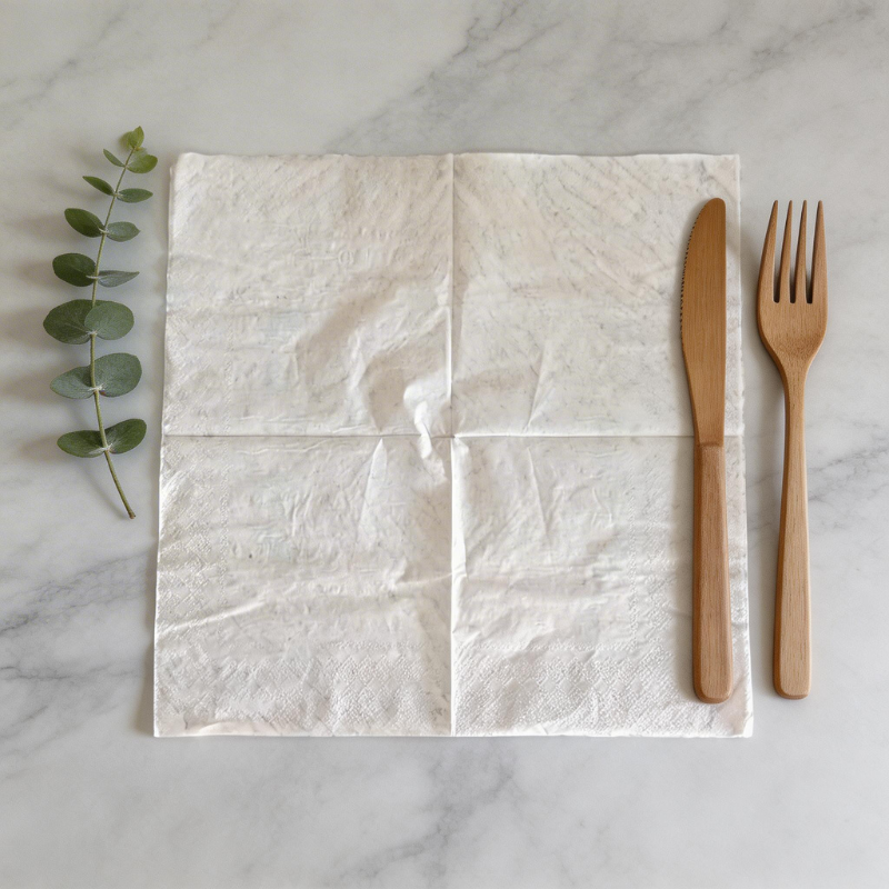 20 Pcs Printed Tissue Paper | Decorative Napkins for Party & Kitchen Use | Soft Disposable Paper Napkins (Random Prints)