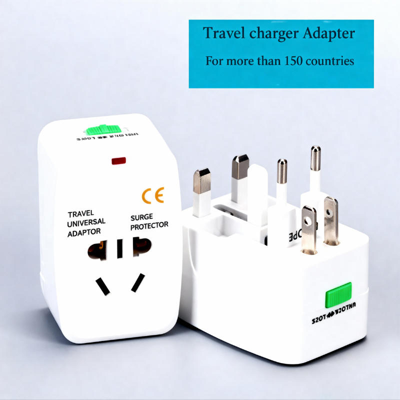 Universal Travel Adapter – International Plug Converter for Global Charging (Pack of 1)