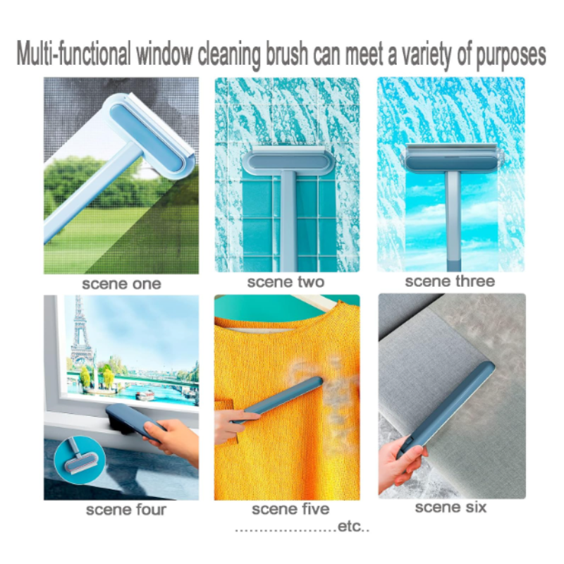 Multi-Function Window Cleaner with Spray & Wiper – 2-in-1 Glass Cleaning Tool for Home & Office
