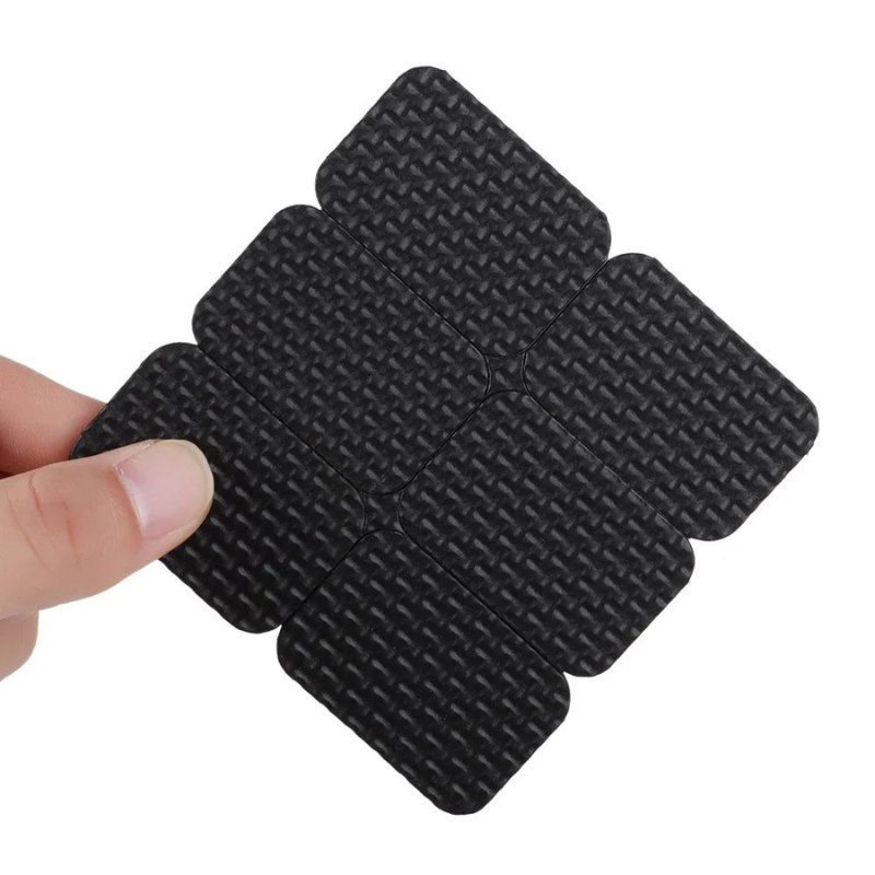 Bottom Caps Anti-Slip Furniture Leg Pads – Scratch Proof Floor Protectors for Table & Chair Feet ( Rectangle -12 Pcs)