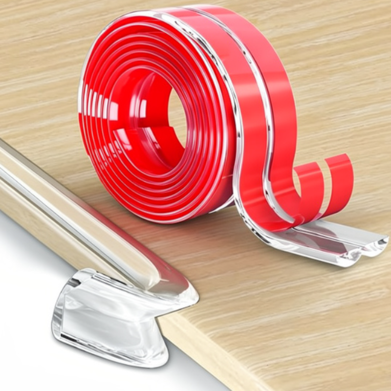 Red Tape Silicone Edge Protector Strip – Furniture Corner & Edge Protection Strip