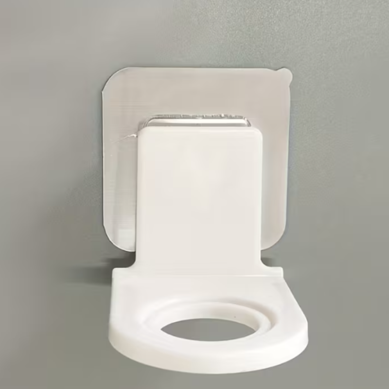 Self-Adhesive Wall Mounted Shampoo & Shower Gel Holder – No Drill Bathroom Bottle Rack | Strong Sticky Waterproof Organizer for Kitchen & Washroom(Pack of 1)