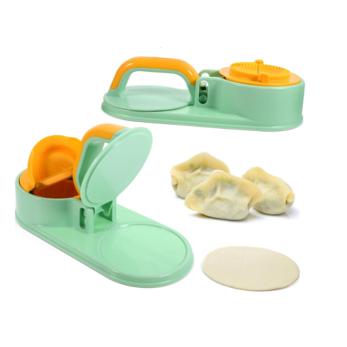 3-in-1 Dumpling Wrapper Mold – Multipurpose Dough Cutter, Press & Shaper | Easy Dough Maker Kitchen Tool(Random color-Pack of 1)