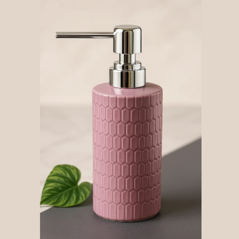 PurePress Ceramic Soap Dispenser – Stylish Refillable Pump Bottle for Bathroom & Kitchen