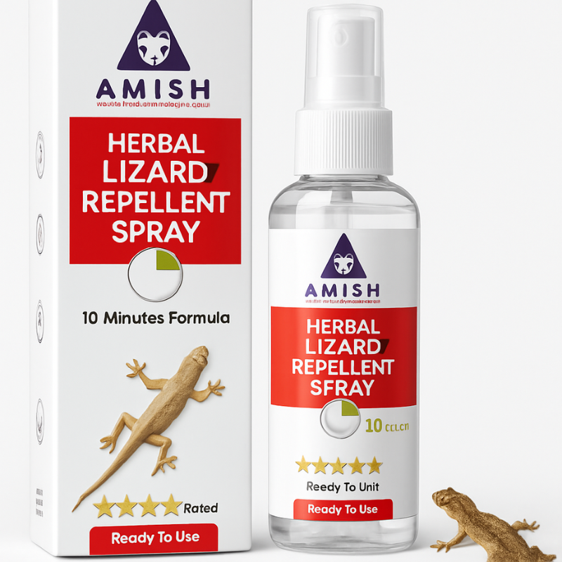 Herbal Lizard Repellent Spray – 100 ml (Pack of 1) | 10-Minute Formula | Removes Entire Lizard Colony