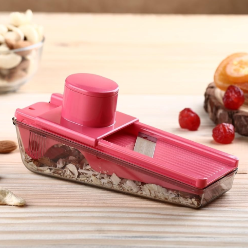 A-One Dry Fruit & Multi-Purpose Slicer – Manual Plastic Cutter for Nuts, Dry Fruits, Vegetables & More