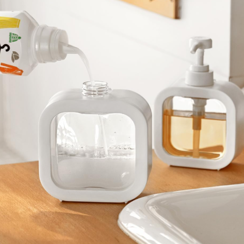 300ml Liquid Soap Dispenser – Wall or Table Mounted Hand Soap & Lotion Pump (Random Color- Pack of 1)