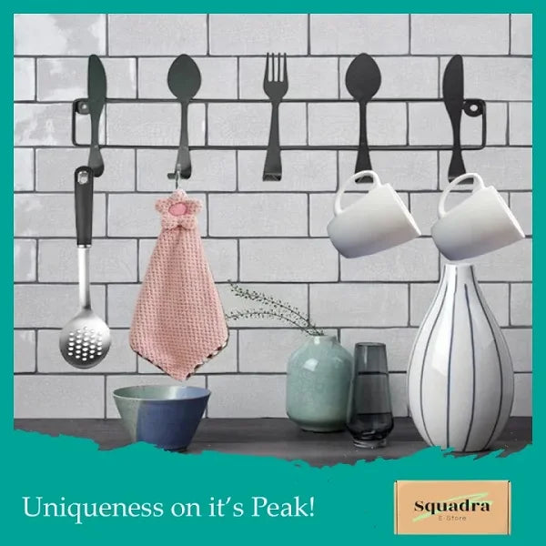 Multipurpose Utensils Shaped Wall Hook Hanger