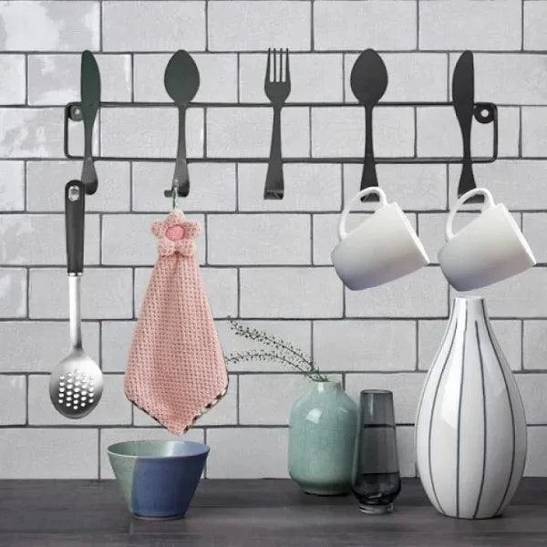 Multipurpose Utensils Shaped Wall Hook Hanger