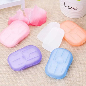 1 Pc Portable Travel Soap Sheet Paper
