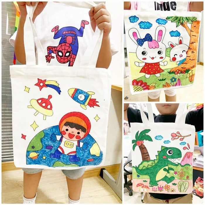 Children Handmade Painting Bag