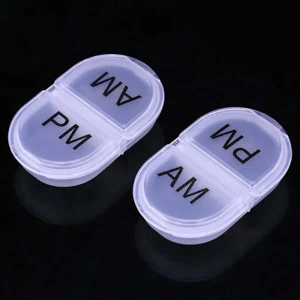 2 Grid AM-PM Pill Storage Box [Buy 1 Get 1 Free]