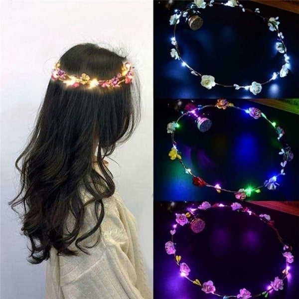 Flower LED Light Tiara (Small)