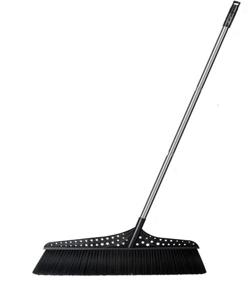 Wide Outdoor Angle Broom, Outdoor Heavy Duty Floor Scrub Brush with Long Handle Stiff Bristles Broom for Patio Yard Garage Deck Driveway Concrete Floor Cleaning