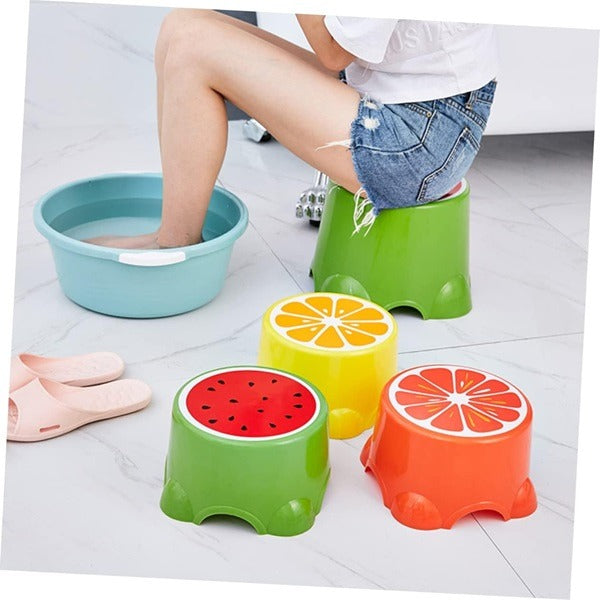 Fruit Print Small Stool