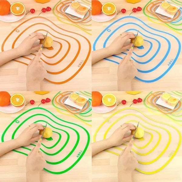 Flexible Transparent Vegetable &amp; Fruit Cutting Board