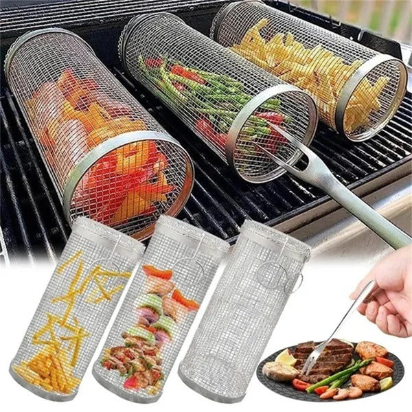 Stainless Steel BBQ Grill Basket