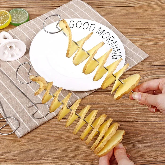 4 Pcs Potato Spiral Cutter