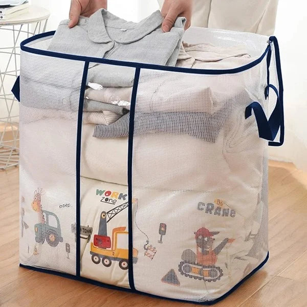 Transparent Quilt Storage Bag - Vertical