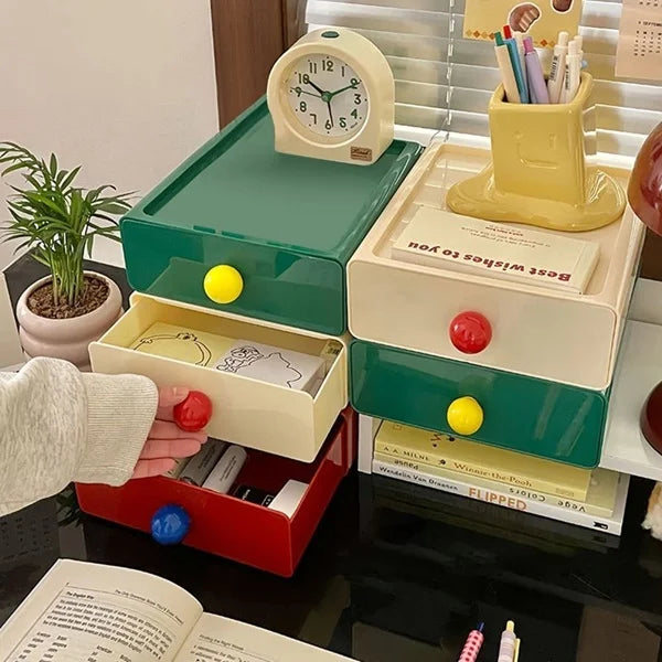 Large Capacity Desk Organizer Box (Random Design) - 1 Pc – 99wholesale