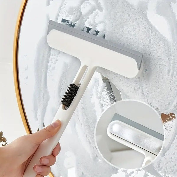 Multifunctional Window Wiper With Brush