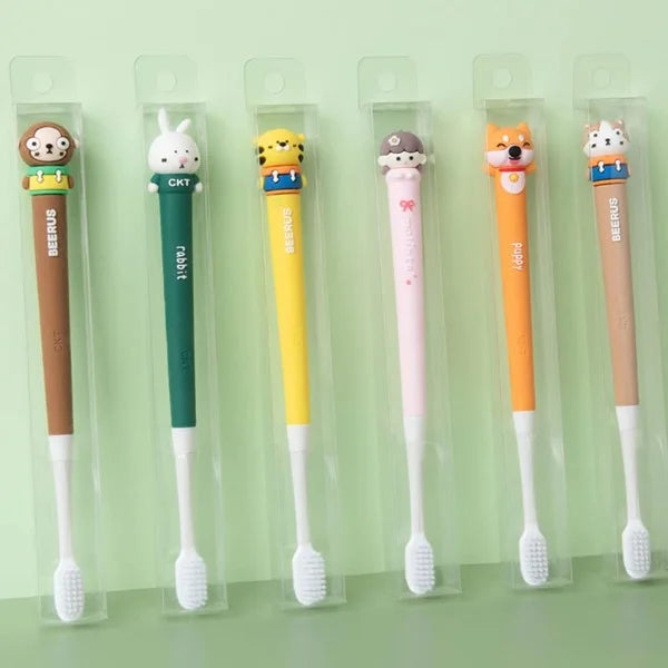 Cartoon Head Design Kids Toothbrush