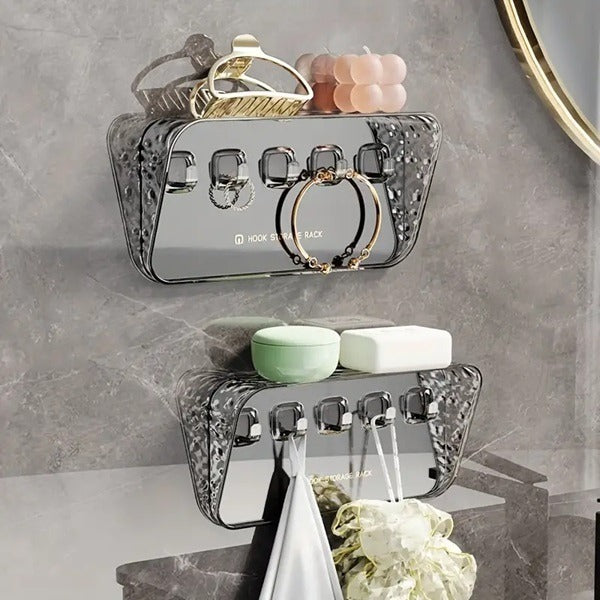 1 Pc Multifunctional Wall Mounted Storage Rack