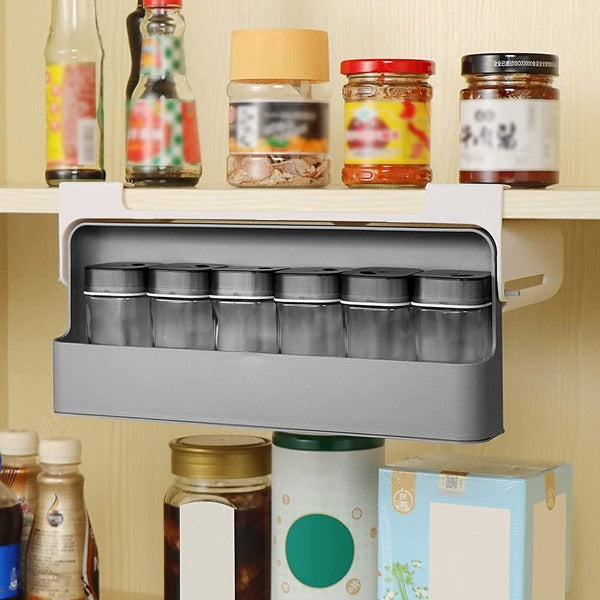 Under Shelf Spice Bottle Rack (Only Rack)