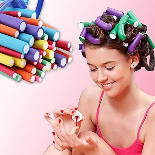 10pcs Foam Heatless Curler